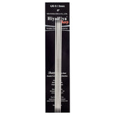 HiyaHiya Stainless Steel Double Point Needles 6" (Sizes 0 to 10)