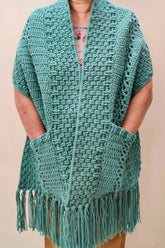 I Love Texture Pocket Shawl (Crochet)