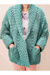 I Love Texture Cardigan (Crochet)