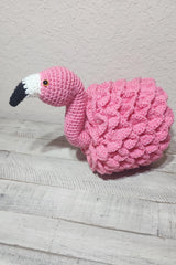 Flamingo Toilet Paper Cover (Crochet)