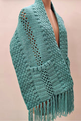 I Love Texture Pocket Shawl (Crochet)