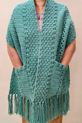 I Love Texture Pocket Shawl (Crochet)