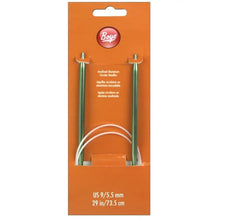 Boye Aluminum Circular Knitting Needles 29" (Sizes 6 to 11)